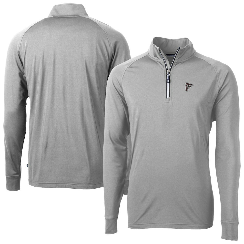 Atlanta Falcons  Cutter & Buck Adapt Eco DryTec Raglan Quarter-Zip Jacket