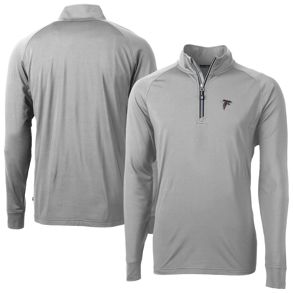 Atlanta Falcons  Cutter & Buck Adapt Eco DryTec Raglan Quarter-Zip Jacket