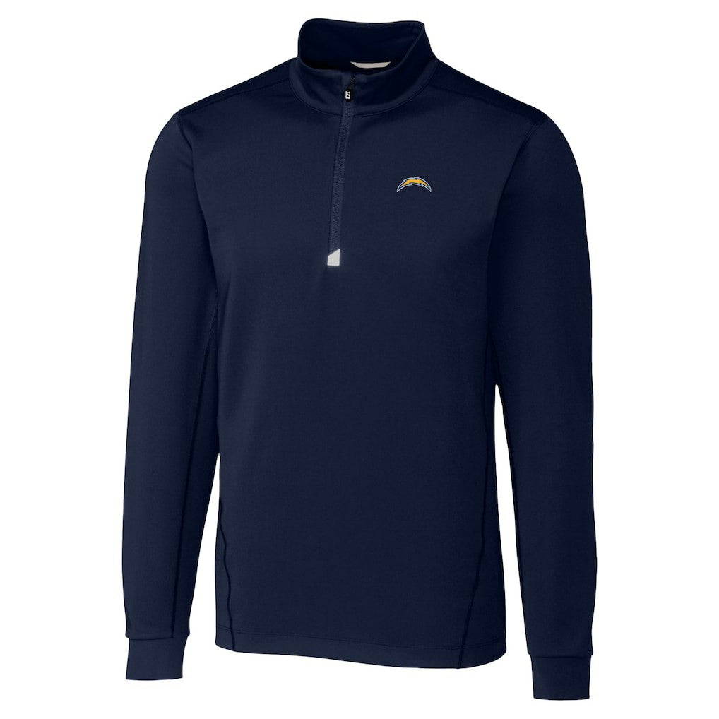 Los Angeles Chargers  Cutter & Buck Traverse Stretch Quarter-Zip Top