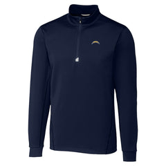 Los Angeles Chargers  Cutter & Buck Traverse Stretch Quarter-Zip Top