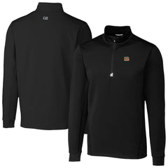 Cincinnati Bengals  Cutter & Buck Traverse Stretch Quarter-Zip Top