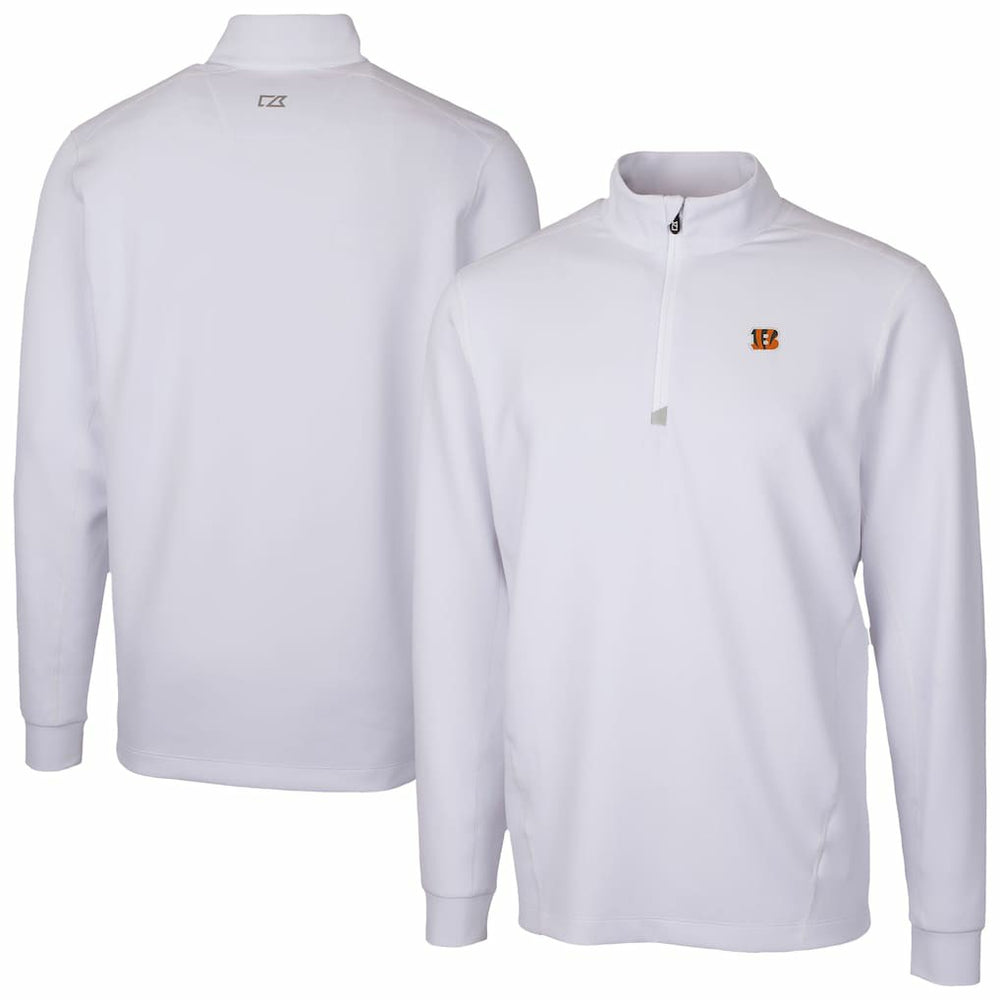 Cincinnati Bengals  Cutter & Buck Traverse Stretch Quarter-Zip Top