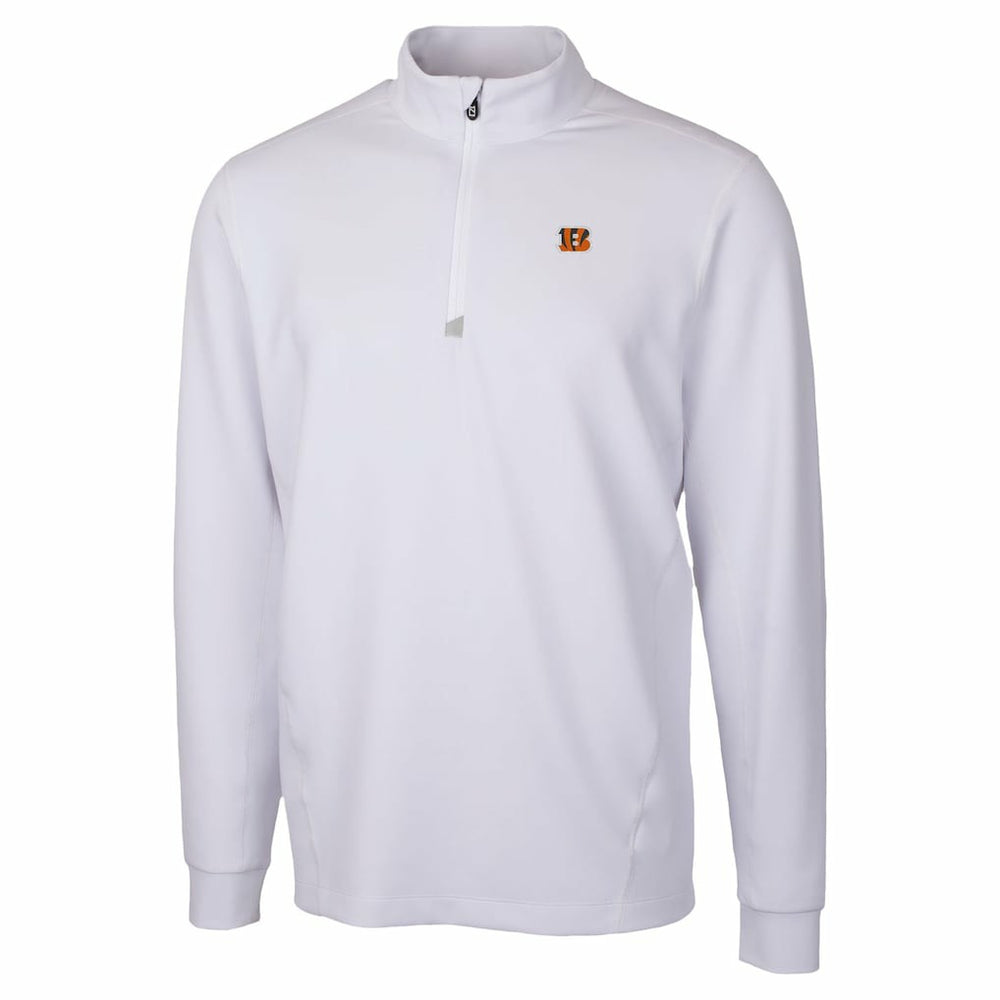 Cincinnati Bengals  Cutter & Buck Traverse Stretch Quarter-Zip Top
