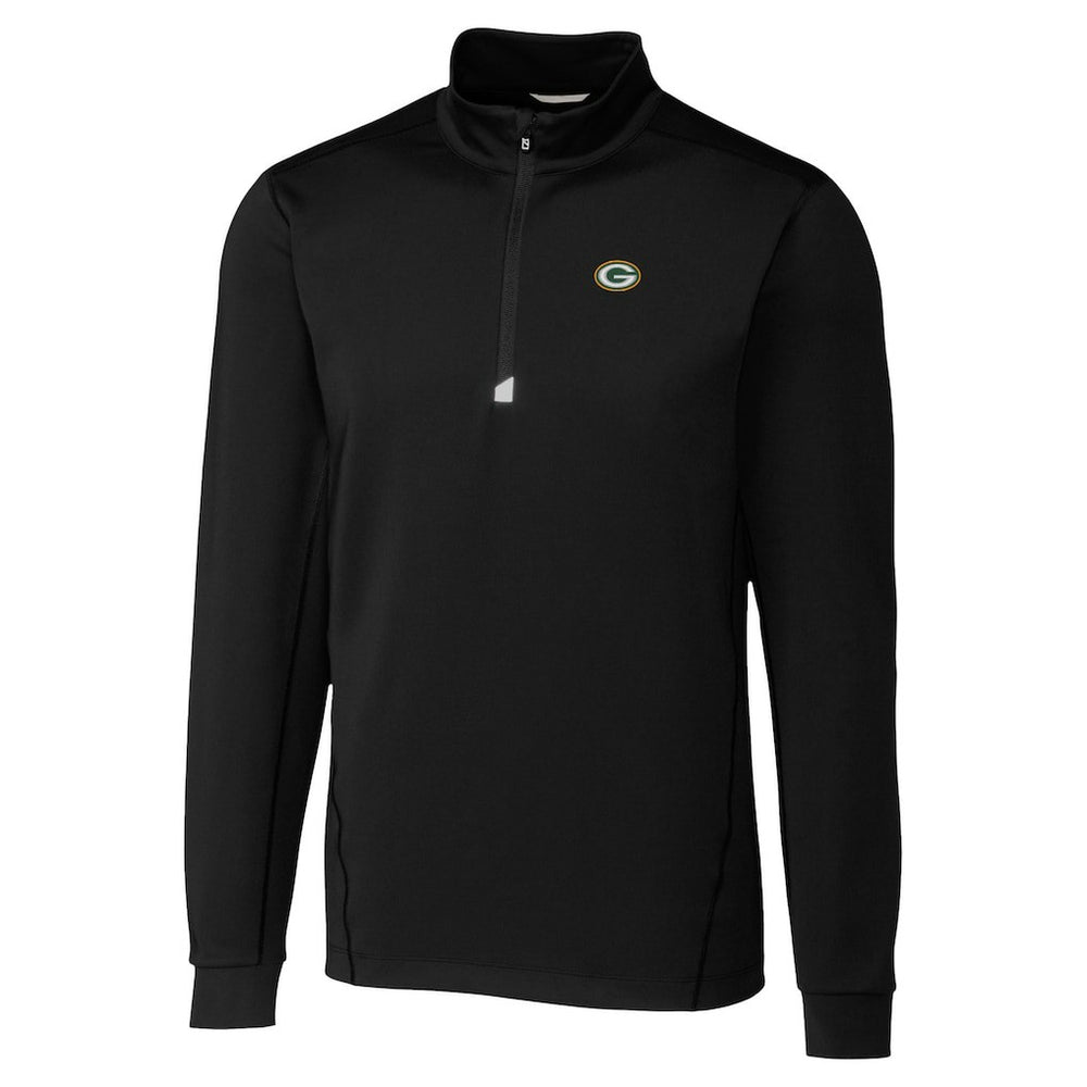 Green Bay Packers  Cutter & Buck Traverse Stretch Quarter-Zip Top
