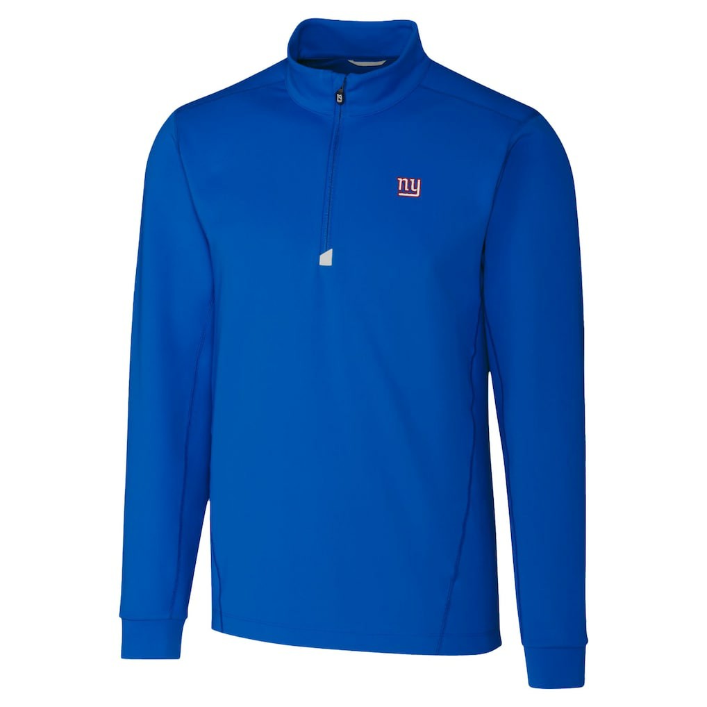 New York Giants  Cutter & Buck Traverse Stretch Quarter-Zip Top