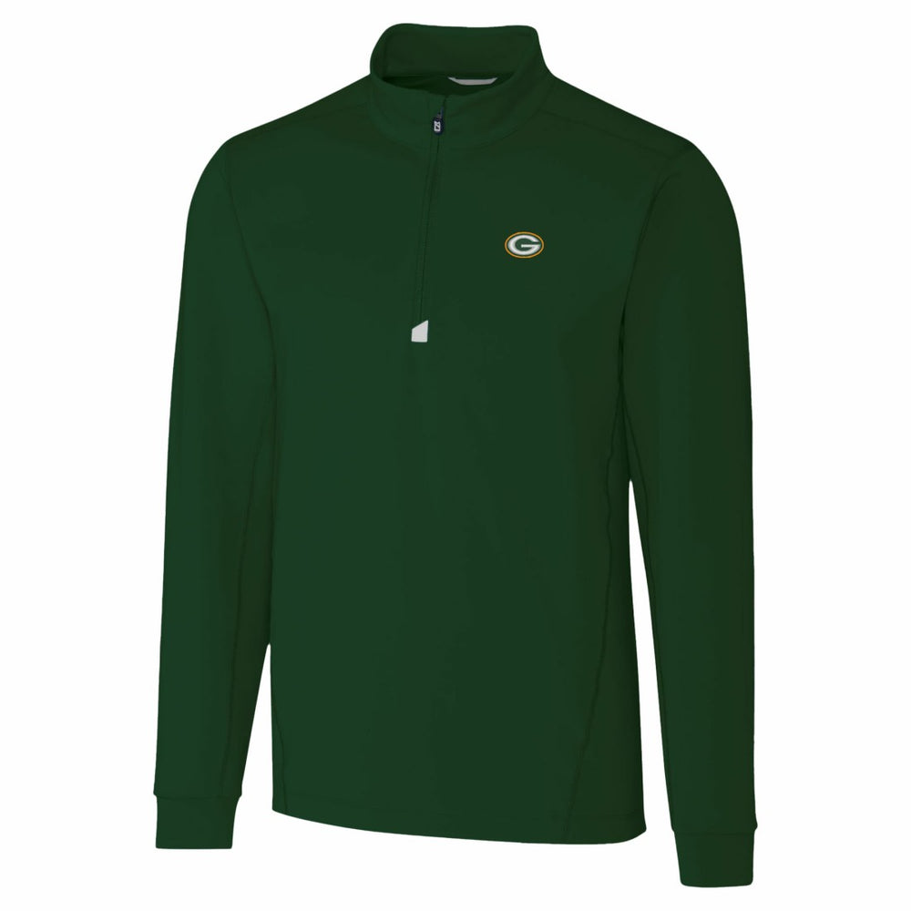 Green Bay Packers  Cutter & Buck Traverse Stretch Quarter-Zip Top