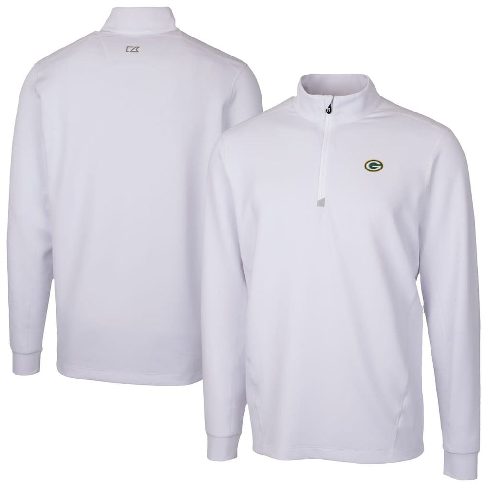 Green Bay Packers  Cutter & Buck Traverse Stretch Quarter-Zip Top