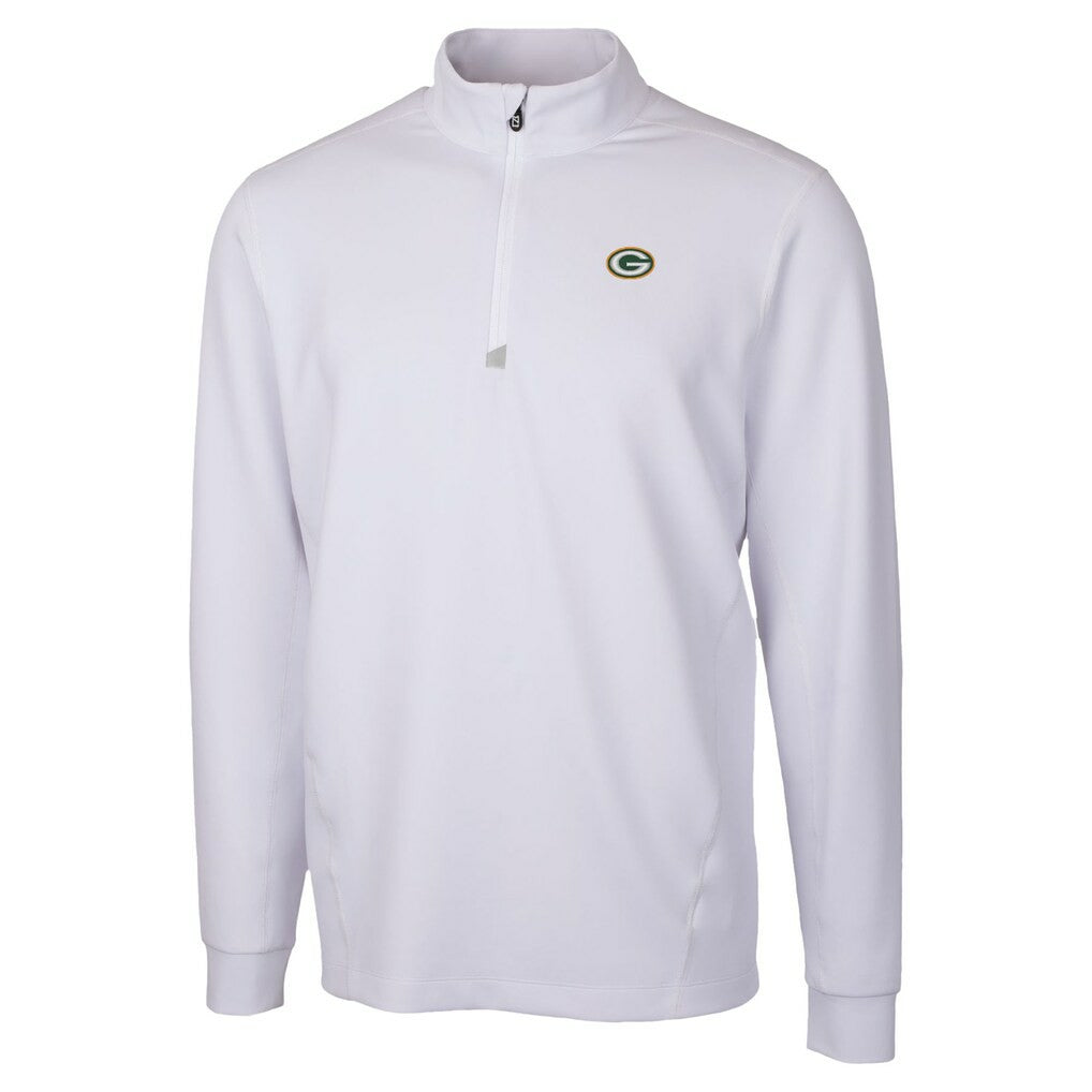 Green Bay Packers  Cutter & Buck Traverse Stretch Quarter-Zip Top