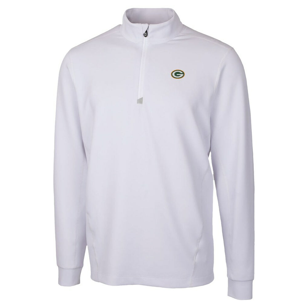 Green Bay Packers  Cutter & Buck Traverse Stretch Quarter-Zip Top
