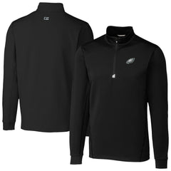 Philadelphia Eagles  Cutter & Buck Traverse Stretch Quarter-Zip Top