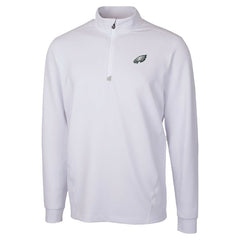 Philadelphia Eagles  Cutter & Buck Traverse Stretch Quarter-Zip Top