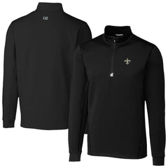 New Orleans Saints  Cutter & Buck Traverse Stretch Quarter-Zip Top