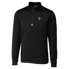 New Orleans Saints  Cutter & Buck Traverse Stretch Quarter-Zip Top