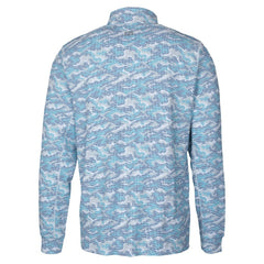 Seattle Seahawks  Cutter & Buck Traverse Camo Print Stretch Quarter-Zip Top