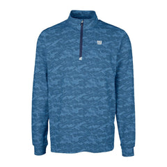 New York Giants  Cutter & Buck Traverse Camo Print Stretch Quarter-Zip Top