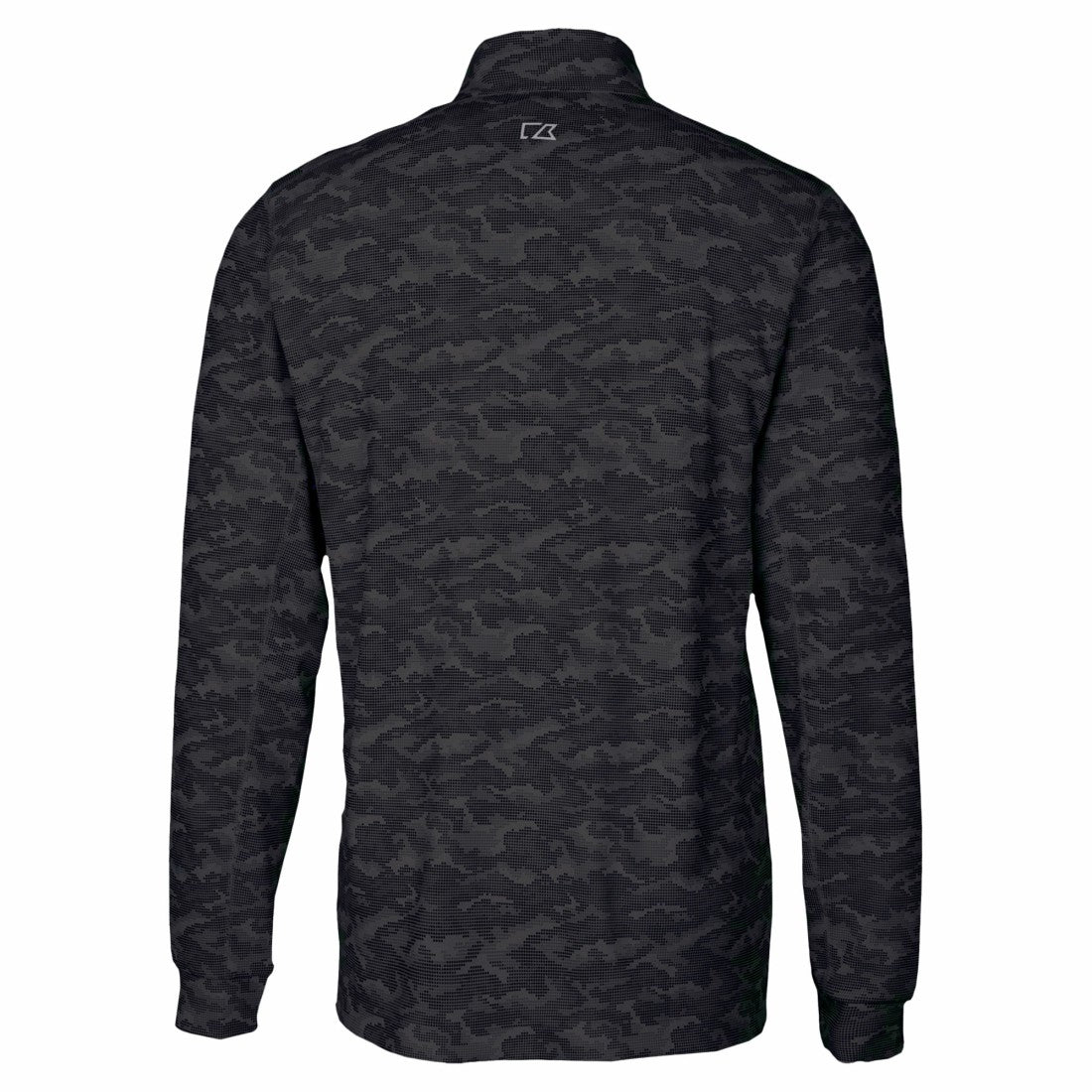 Detroit Lions  Cutter & Buck Traverse Camo Print Stretch Quarter-Zip Top