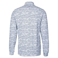 Chicago Bears  Cutter & Buck Traverse Camo Print Stretch Quarter-Zip Top