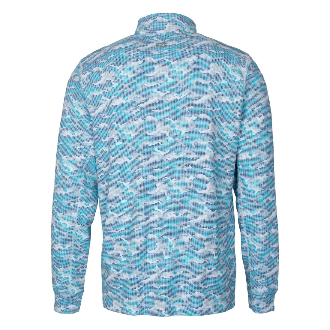 Denver Broncos  Cutter & Buck Traverse Camo Print Stretch Quarter-Zip Pullover Top