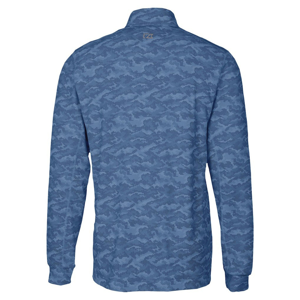 Denver Broncos  Cutter & Buck Traverse Camo Print Stretch Quarter-Zip Top