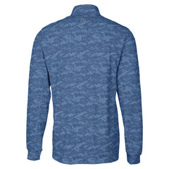 Chicago Bears  Cutter & Buck Traverse Camo Print Stretch Quarter-Zip Top