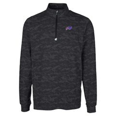 Buffalo Bills  Cutter & Buck Traverse Camo Print Stretch Quarter-Zip Top