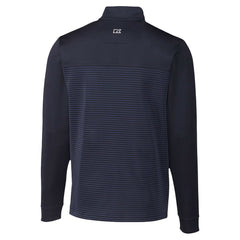 Seattle Seahawks  Cutter & Buck Traverse Stripe Stretch DryTec Quarter-Zip Top