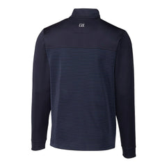New York Giants  Cutter & Buck Traverse Stripe Stretch DryTec Quarter-Zip Top