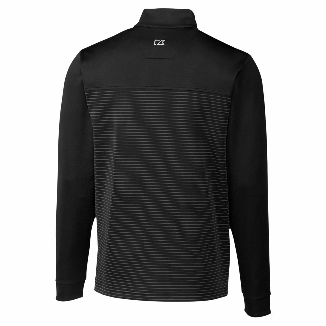 Detroit Lions  Cutter & Buck Traverse Stripe Stretch DryTec Quarter-Zip Top