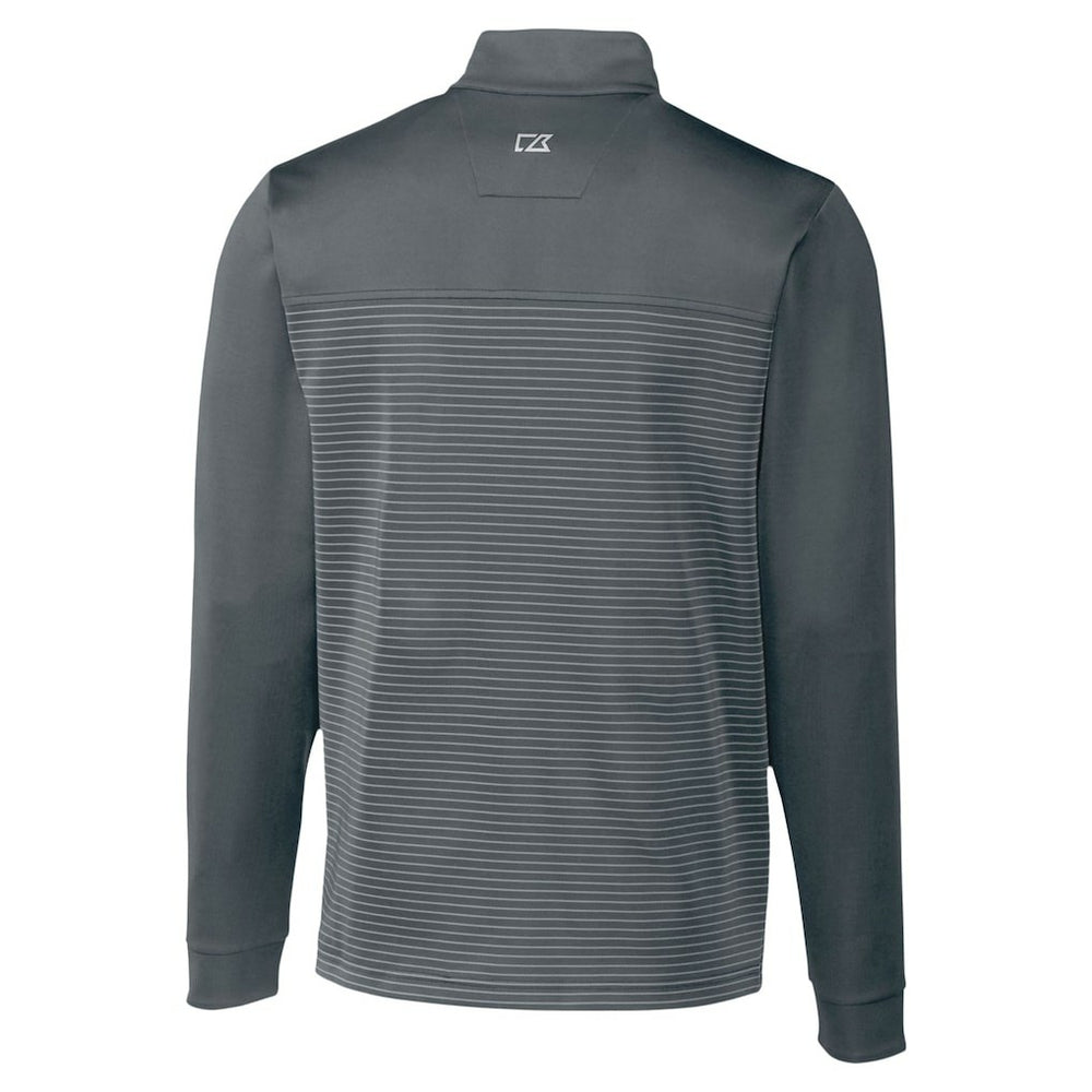 Minnesota Vikings  Cutter & Buck Traverse Stripe Stretch DryTec Quarter-Zip Top