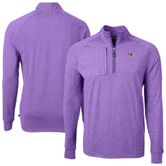 Baltimore Ravens  Cutter & Buck Adapt Eco Raglan Quarter-Zip Jacket