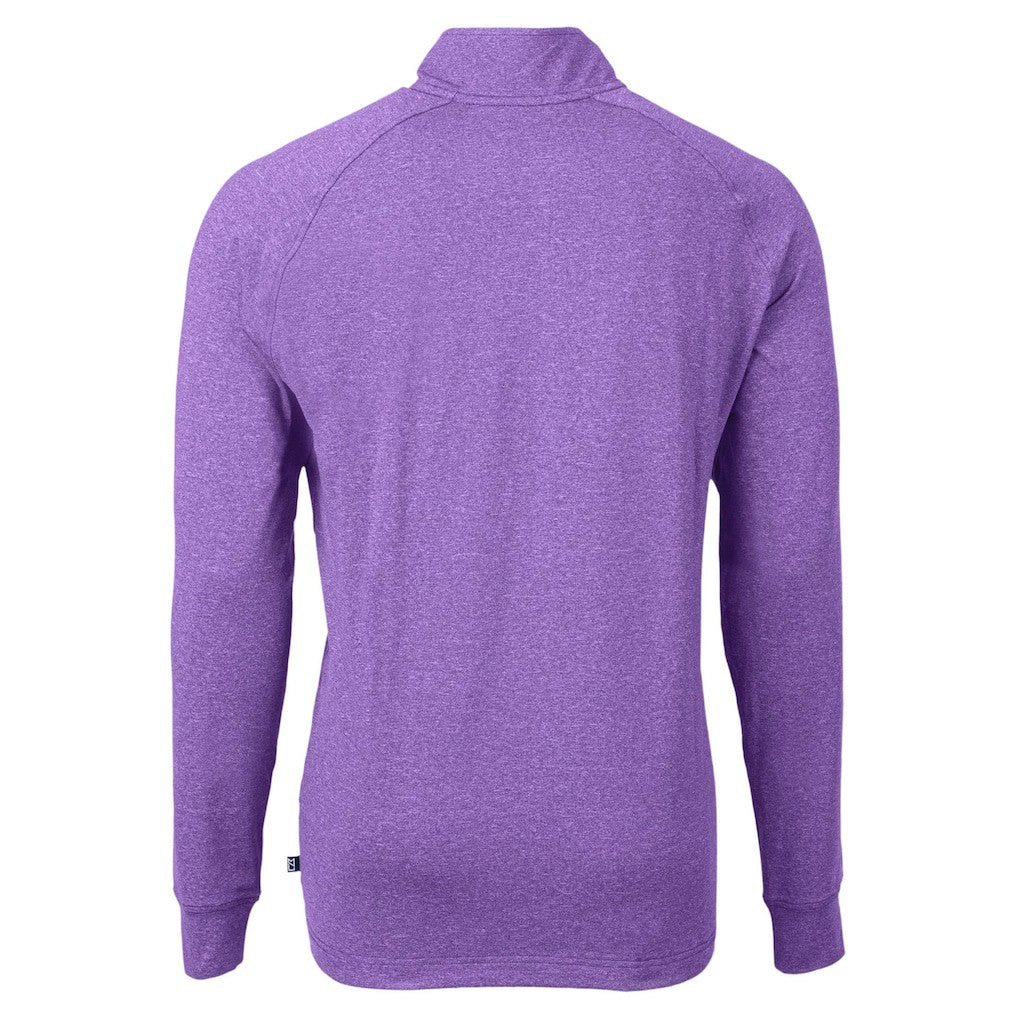 Baltimore Ravens  Cutter & Buck Adapt Eco Raglan Quarter-Zip Jacket