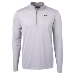 Baltimore Ravens  Cutter & Buck Virtue Eco Pique Micro Stripe Quarter-Zip Jacket