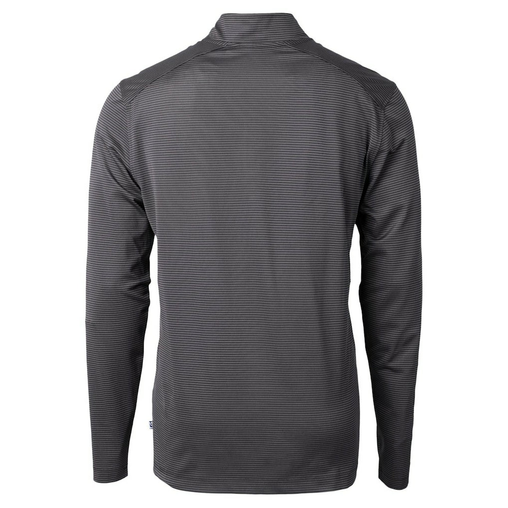 Baltimore Ravens  Cutter & Buck Virtue Eco Pique Micro Stripe Quarter-Zip Jacket