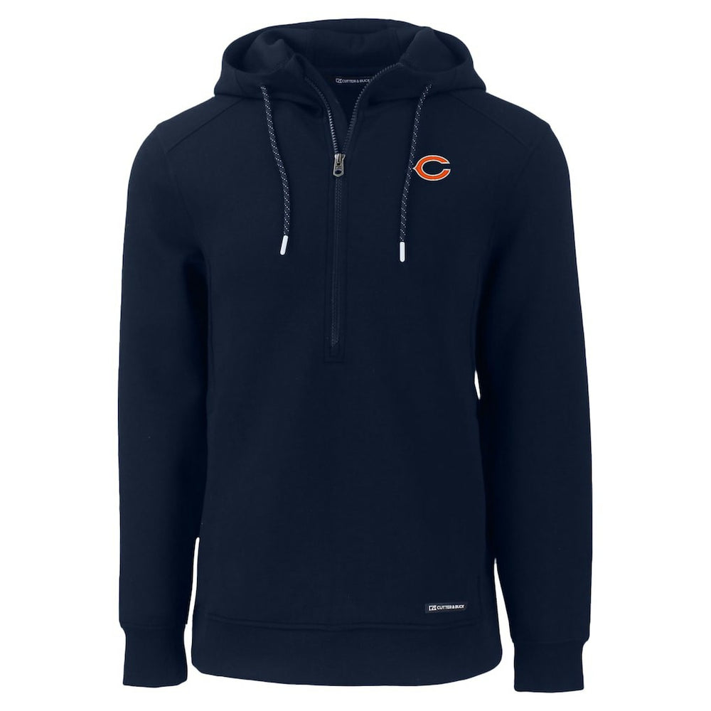 Chicago Bears  Cutter & Buck Roam Eco Recycled Half-Zip Hoodie