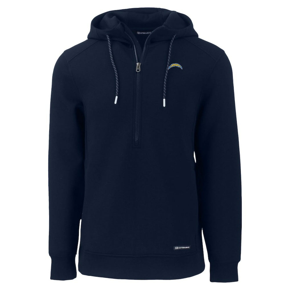 Los Angeles Chargers  Cutter & Buck Roam Eco Recycled Half-Zip Hoodie