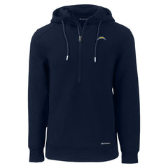 Los Angeles Chargers  Cutter & Buck Roam Eco Recycled Half-Zip Hoodie
