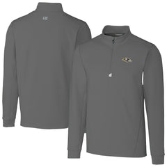 Baltimore Ravens  Cutter & Buck Big & Tall Traverse Eco Tri-Blend DryTec Quarter-Zip Jacket
