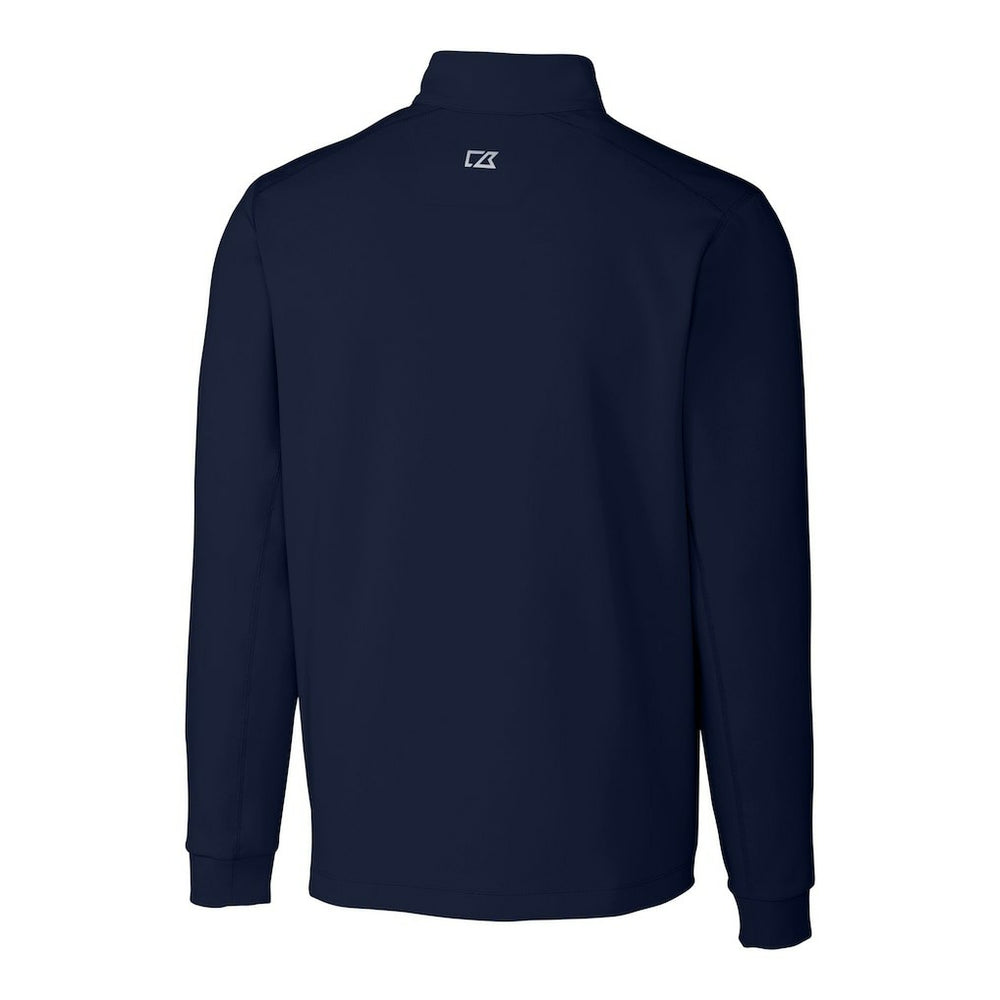 Miami Dolphins  Cutter & Buck Big & Tall Traverse Eco Tri-Blend DryTec Quarter-Zip Jacket