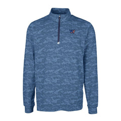 Washington Commanders  Cutter & Buck Big & Tall Americana Traverse Eco Camo Tri-Blend DryTec Quarter-Zip Jacket