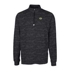 Green Bay Packers  Cutter & Buck Big & Tall Traverse Eco Camo Tri-Blend DryTec Quarter-Zip Jacket