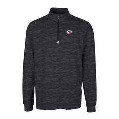 Kansas City Chiefs  Cutter & Buck Big & Tall Traverse Eco Camo Tri-Blend DryTec Quarter-Zip Jacket