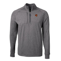 Cincinnati Bengals  Cutter & Buck Big & Tall Adapt Eco Raglan Quarter-Zip Jacket