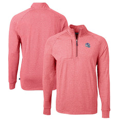 Buffalo Bills  Cutter & Buck Big & Tall Adapt Eco Raglan Quarter-Zip Jacket