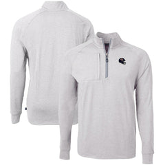 Chicago Bears  Cutter & Buck Big & Tall Adapt Eco Raglan Quarter-Zip Jacket