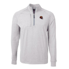 Washington Commanders  Cutter & Buck Big & Tall Adapt Eco Raglan Quarter-Zip Jacket