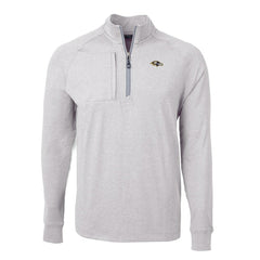 Baltimore Ravens  Cutter & Buck Big & Tall Adapt Eco Raglan Quarter-Zip Jacket