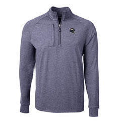 Denver Broncos  Cutter & Buck Big & Tall Adapt Eco Raglan Quarter-Zip Jacket