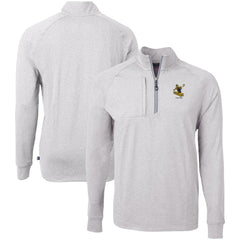 Pittsburgh Steelers  Cutter & Buck Big & Tall Adapt Eco Raglan Quarter-Zip Jacket