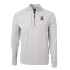 Pittsburgh Steelers  Cutter & Buck Big & Tall Adapt Eco Raglan Quarter-Zip Jacket
