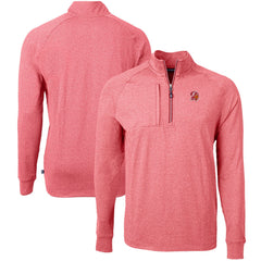 Tampa Bay Buccaneers  Cutter & Buck Big & Tall Adapt Eco Raglan Quarter-Zip Jacket